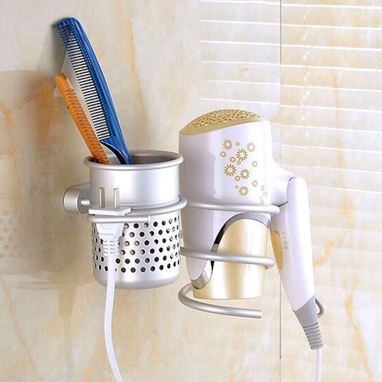 Hair Dryer Holder Wall Mount Hanging Rack Organizer Hook Spiral Bathroom Bracket Reluova