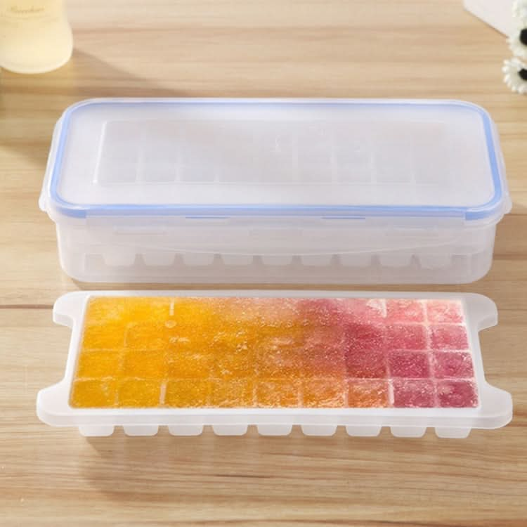 Small Square Ice Mold Trays Multi-layer Mold with Cover Ice Storage Box, 2 Layers - Reluova