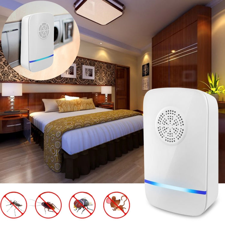 Electronic Ultrasonic Anti Mosquito Rat Insect Pest Repeller with Light, AC 110-220V My Store