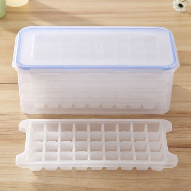 Small Square Ice Mold Trays Multi-layer Mold with Cover Ice Storage Box, 4 Layers - Reluova