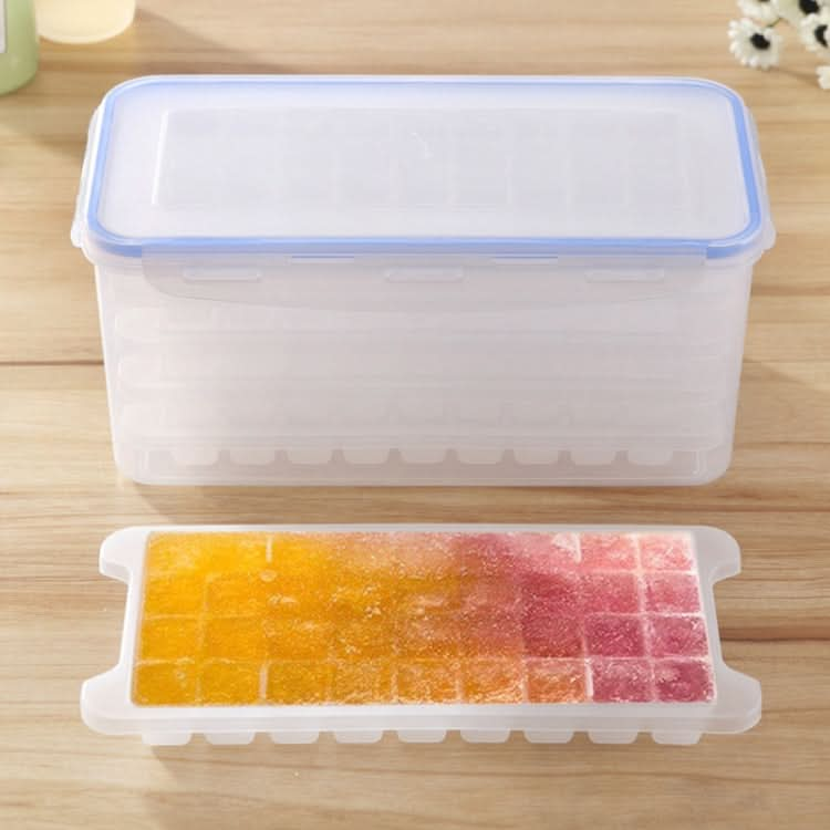 Small Square Ice Mold Trays Multi-layer Mold with Cover Ice Storage Box, 5 Layers - Reluova