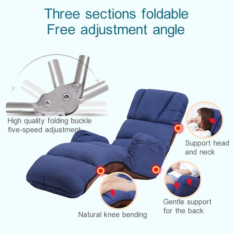 C5 Lazy Sofa Bed Bedroom Leisure Armrest Recliner Single Sofa Recliner