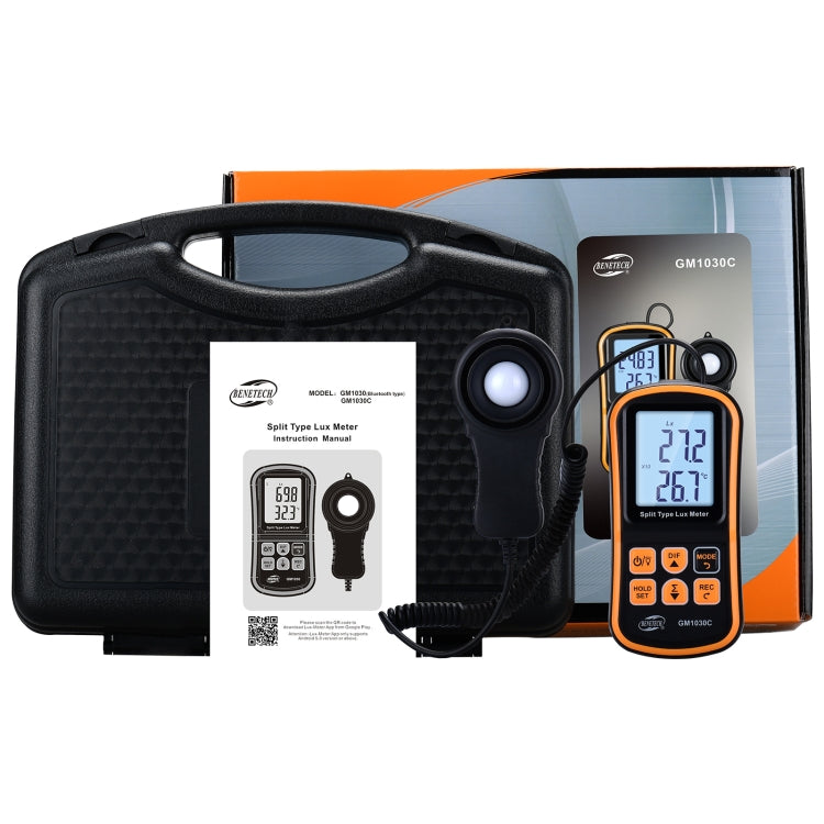 BENETECH GM1030C Portable Split Digital Illuminometer LUX Meter