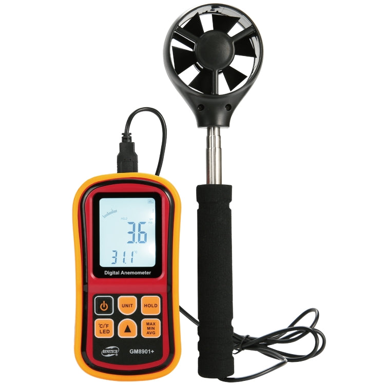 BENETECH GM8901+ High Accuracy Anemometer Wind Speed Gauge Temperature Measure Digital LCD Display Meter Measuring Tool My Store