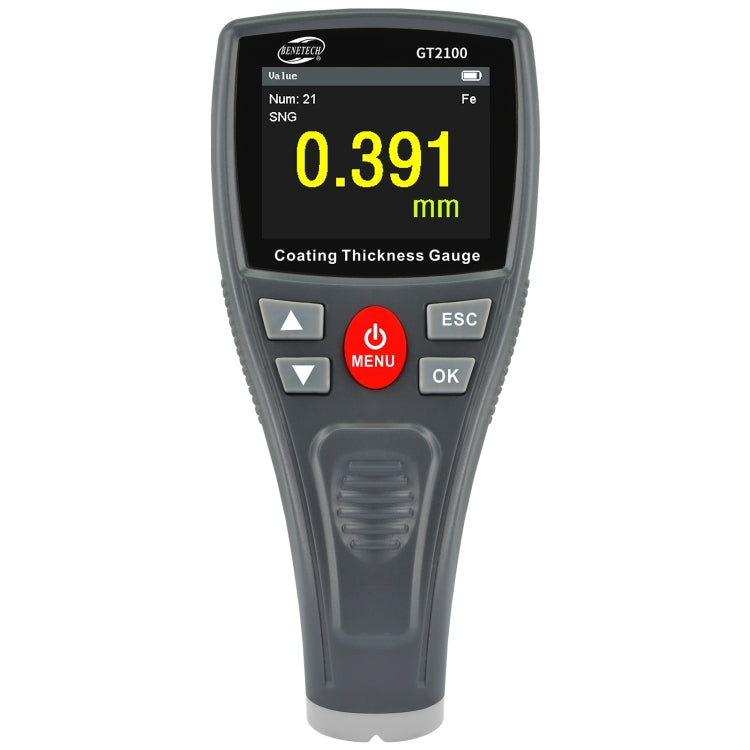 BENETECH GT2100 Digital Anemometer Coating Thickness Gauge Color Screen Car Paint Thickness Tester Meter My Store