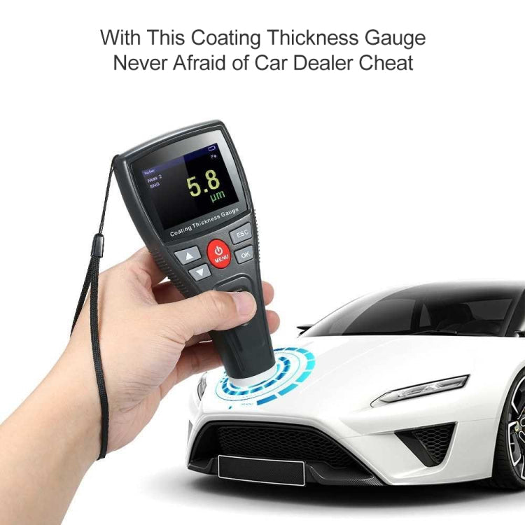 BENETECH GT2100 Digital Anemometer Coating Thickness Gauge Color Screen Car Paint Thickness Tester Meter My Store