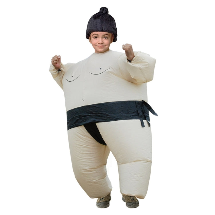 Children Inflatable Sumo Costume Halloween Christmas Festival Party Carnival Inflated Kids Clothes Cartoon Dolls