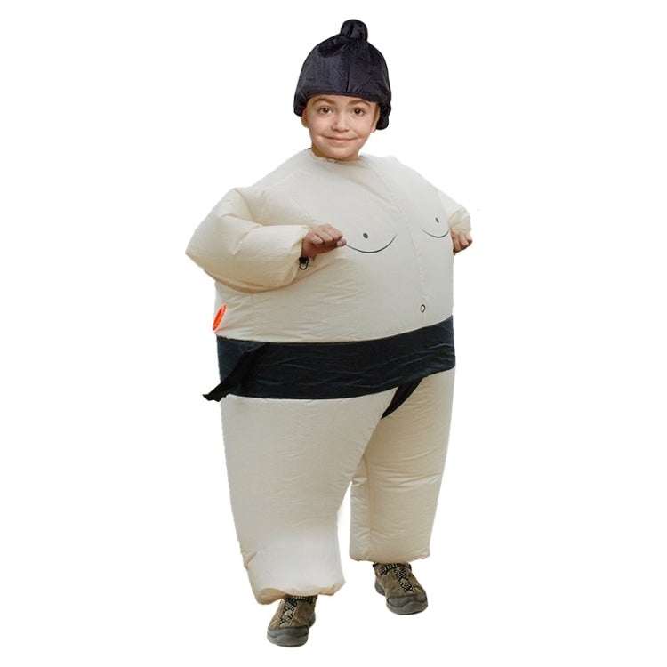 Children Inflatable Sumo Costume Halloween Christmas Festival Party Carnival Inflated Kids Clothes Cartoon Dolls