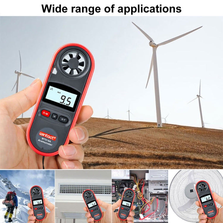 Wintact WT816A Digital Electronic Thermometer Anemometer My Store