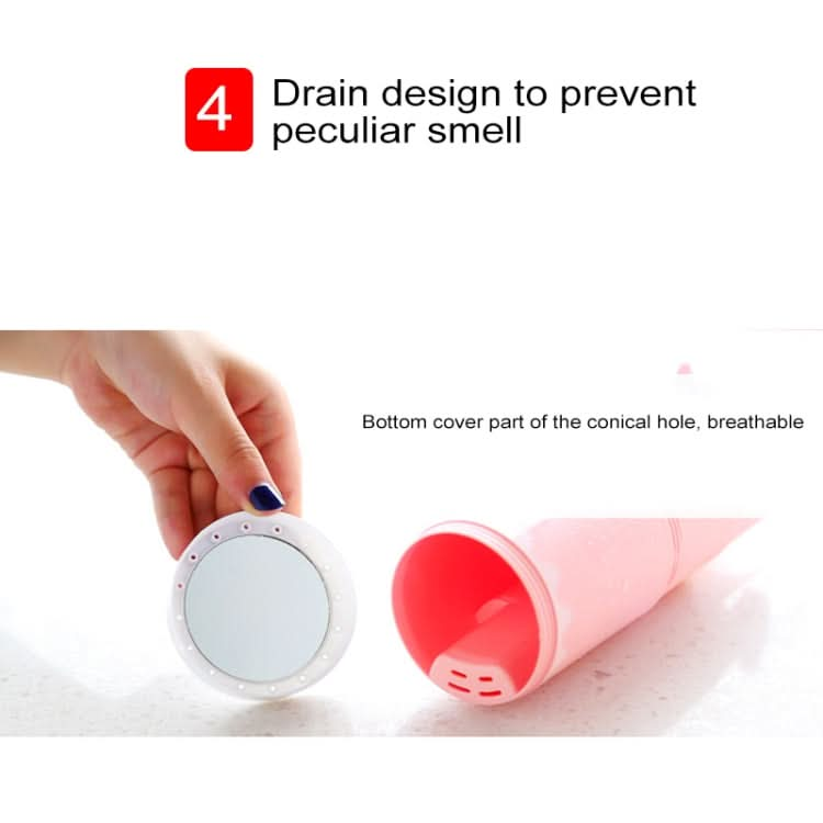 Creative 7 in 1 Portable Gargle Cup Shampoo Sub-Bottle Towel Toothbrush Comb Make-up Mirror Travel Wash Kits, Affordable Sets