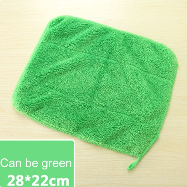 Bamboo Fiber Washing Dish Towel Kitchen Cleaning Cloth Double-Sided Scouring Cloth Water Absorption Non-Stick Oil,Can Hang,Random Color Delivery - Reluova