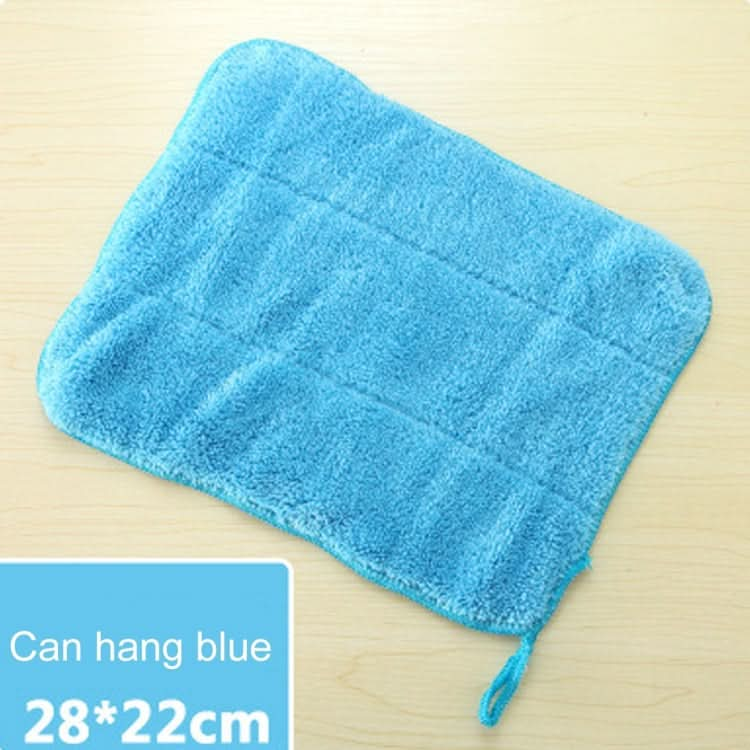 Bamboo Fiber Washing Dish Towel Kitchen Cleaning Cloth Double-Sided Scouring Cloth Water Absorption Non-Stick Oil,Can Hang,Random Color Delivery - Reluova