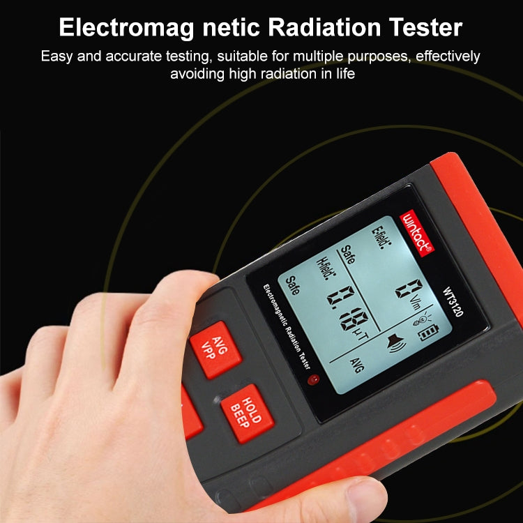 Wintact WT3120 Inductive Wood Moisture Meter Electromagnetic Radiation Tester