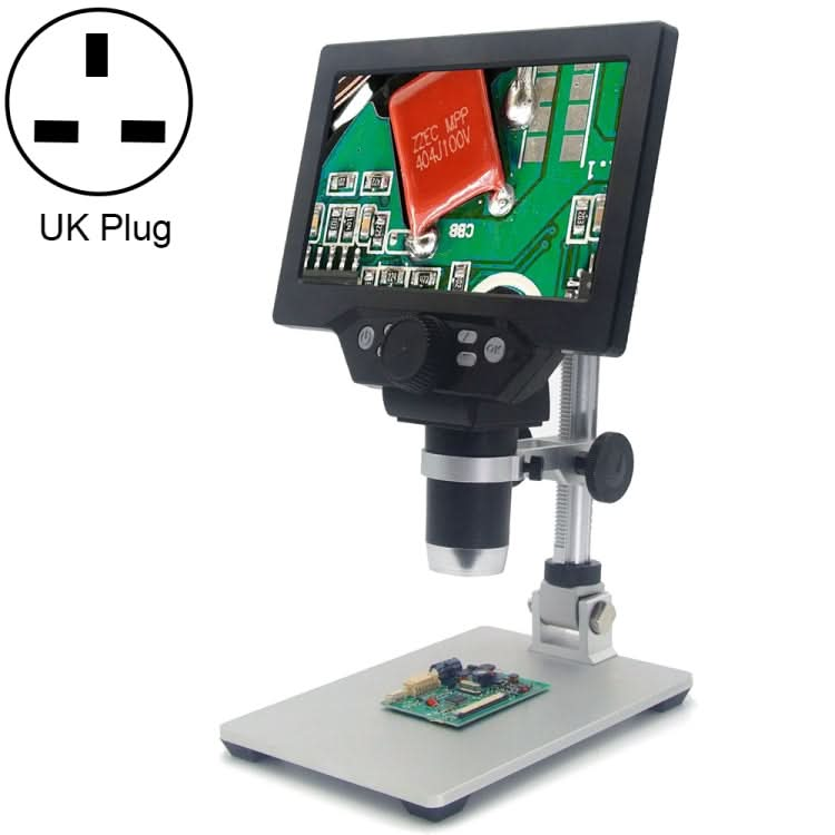 G1200 7 inch LCD Screen 1200X Portable Electronic Digital Desktop Stand Microscope, AU Plug My Store