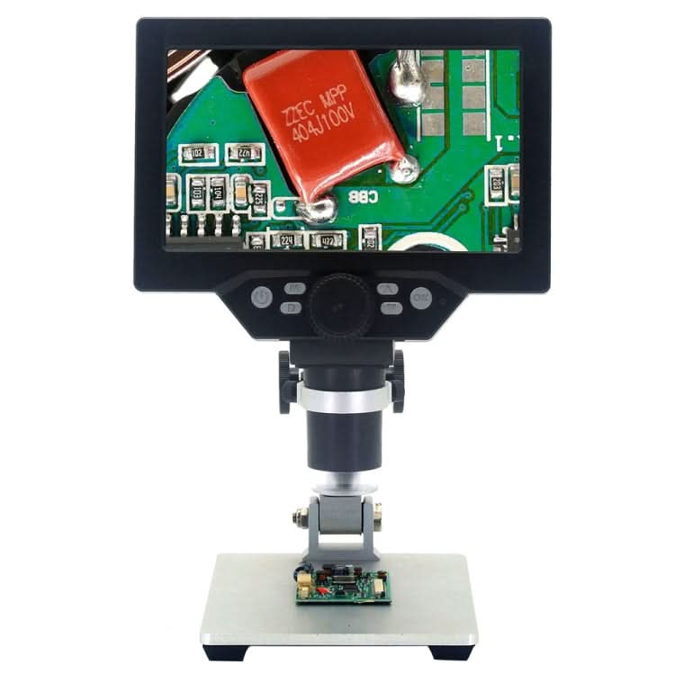 G1200 7 inch LCD Screen 1200X Portable Electronic Digital Desktop Stand Microscope, UK Plug My Store