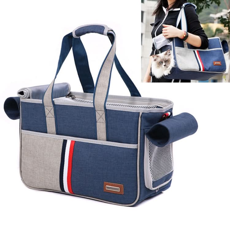 DODOPET Outdoor Portable Oxford Cloth Cat Dog Pet Carrier Bag Handbag Shoulder Bag, Size: 43 x 19 x 26cm - Reluova