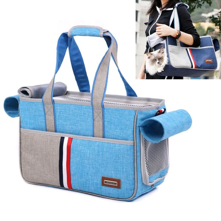 DODOPET Outdoor Portable Oxford Cloth Cat Dog Pet Carrier Bag Handbag Shoulder Bag, Size: 43 x 19 x 26cm - Reluova