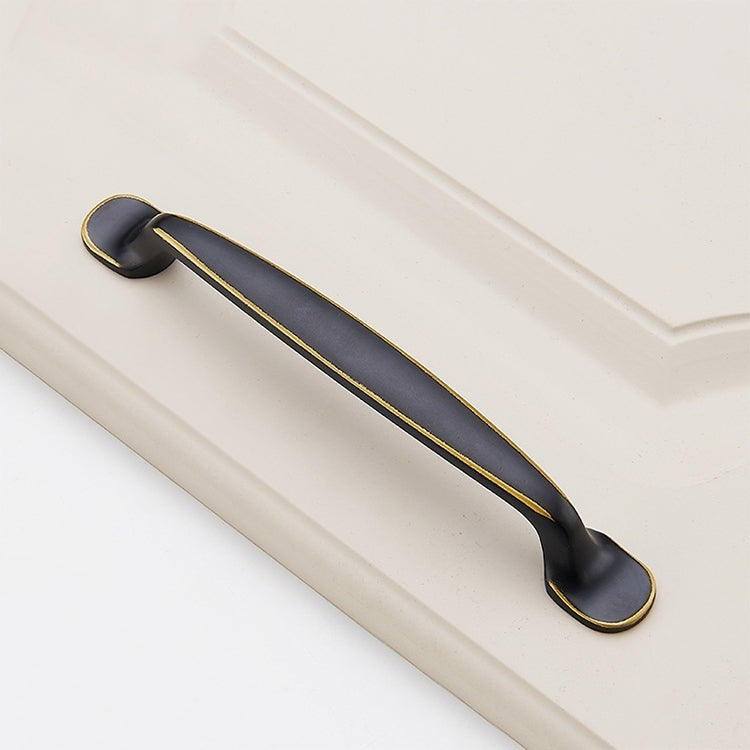 6226_128 American Style Black Brass Drawer Cabinet Handle