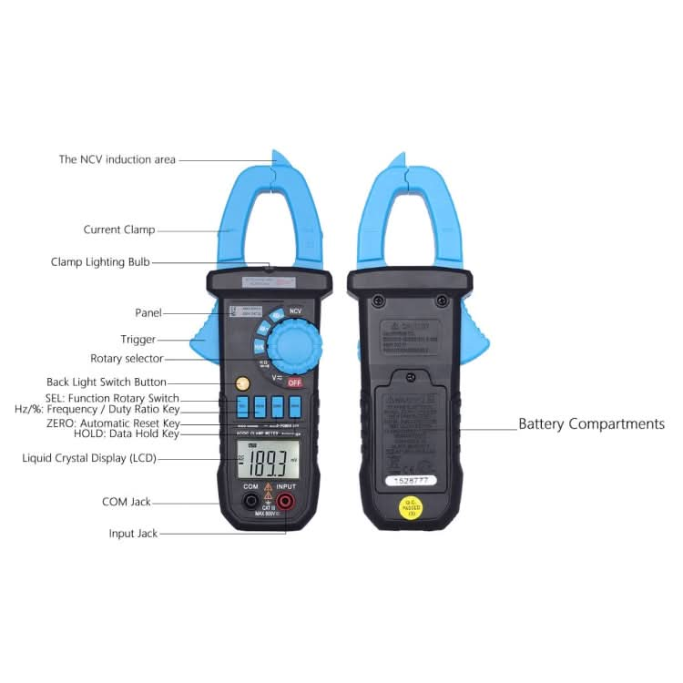 BSIDE ACM03 Plus 400A  AC / DC Clamp Meter My Store