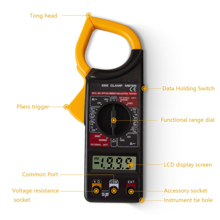 ANENG 266X Automatic High-Precision Clamp Multimeter with Buzzer