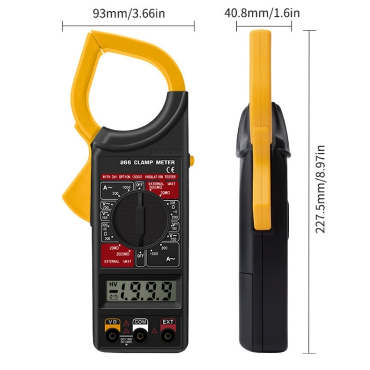 ANENG 266X Automatic High-Precision Clamp Multimeter with Buzzer