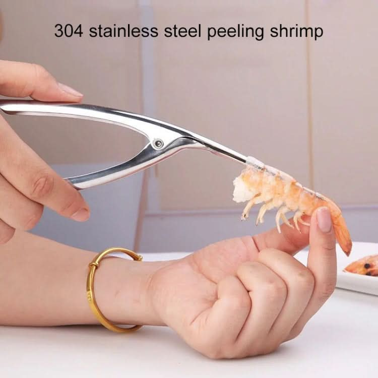 304 Stainless Steel Shrimp Shelling Tool Seafood Shell Remover Kitchen Gadgets-Reluova