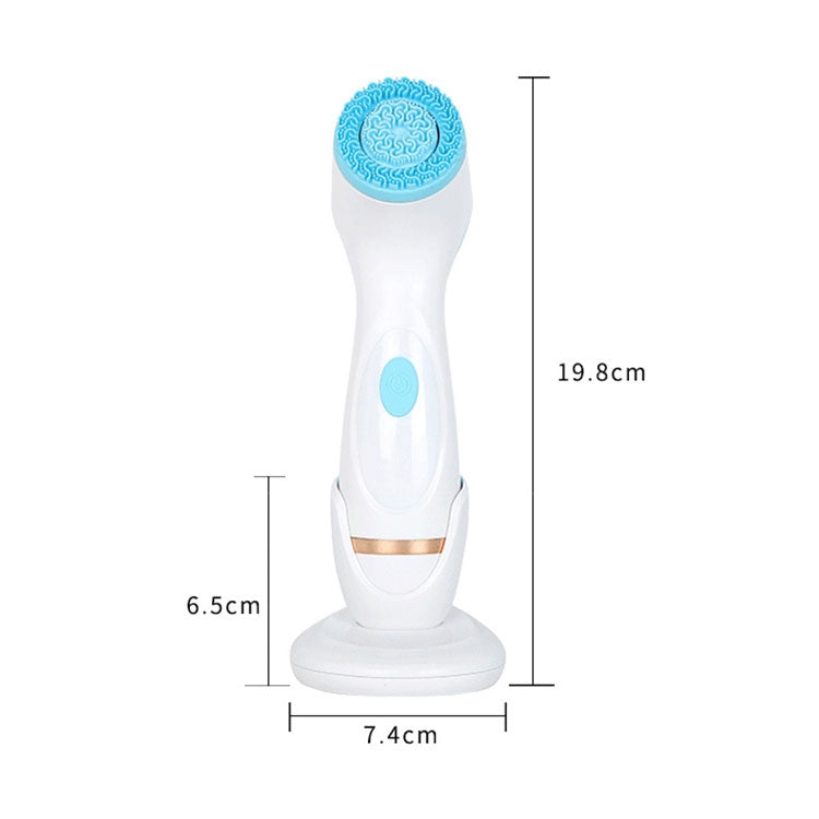 CNaier AE-868 Battery-powered Silicone Ultrasonic Vibration Face Skin Care Electric Facial Cleanser