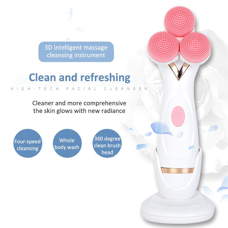 CNaier AE-878 USB Charging Silicone Face Skin Care Electric Facial Cleanser Reluova