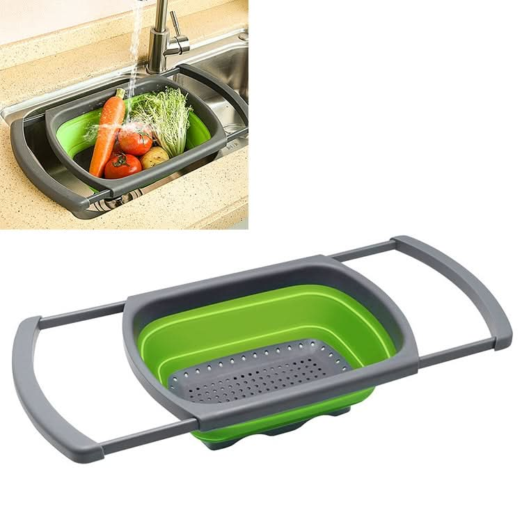 kn003 Household RetractableFruit and Vegetable Water Filter Basket Washing Basket - Reluova