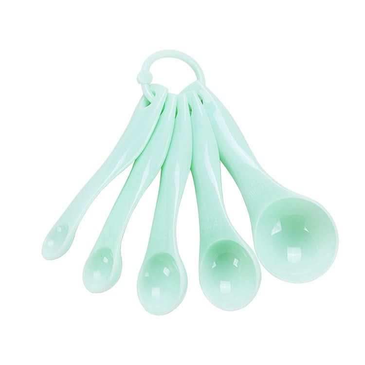 kn082 5 in 1 Plastic Measuring Spoon Kitchen Tool Set (Random Color Delivery) - Reluova