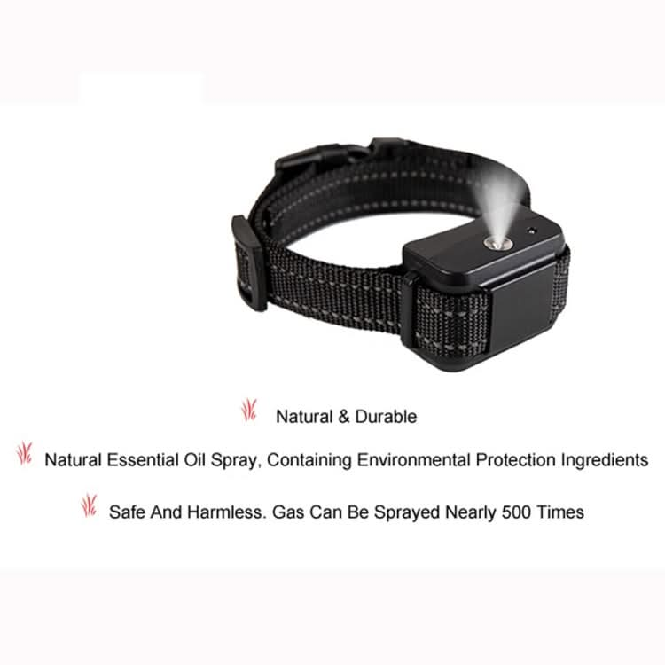 WELLTURN B490 Rechargeable Waterproof Pet Dog Training Automatic Spray Anti Barking Collar.