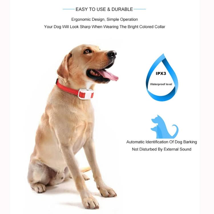 WELLTURN B490 Rechargeable Waterproof Pet Dog Training Automatic Spray Anti Barking Collar.