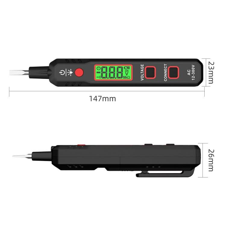 HABOTEST HT89 Contact Type High-sensitivity LCD Digital Display Sound and Light Alarm Test Pen My Store