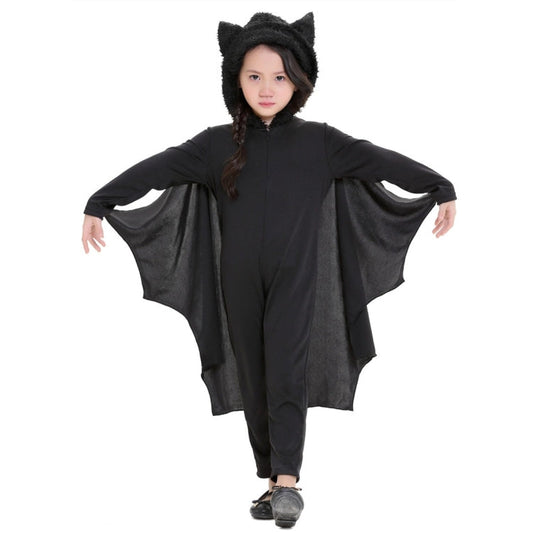 Halloween Costume Children Jumpsuit Bat Style Cosplay Costumes Stage Suit Size:XL, Suggested Height:140-155cm