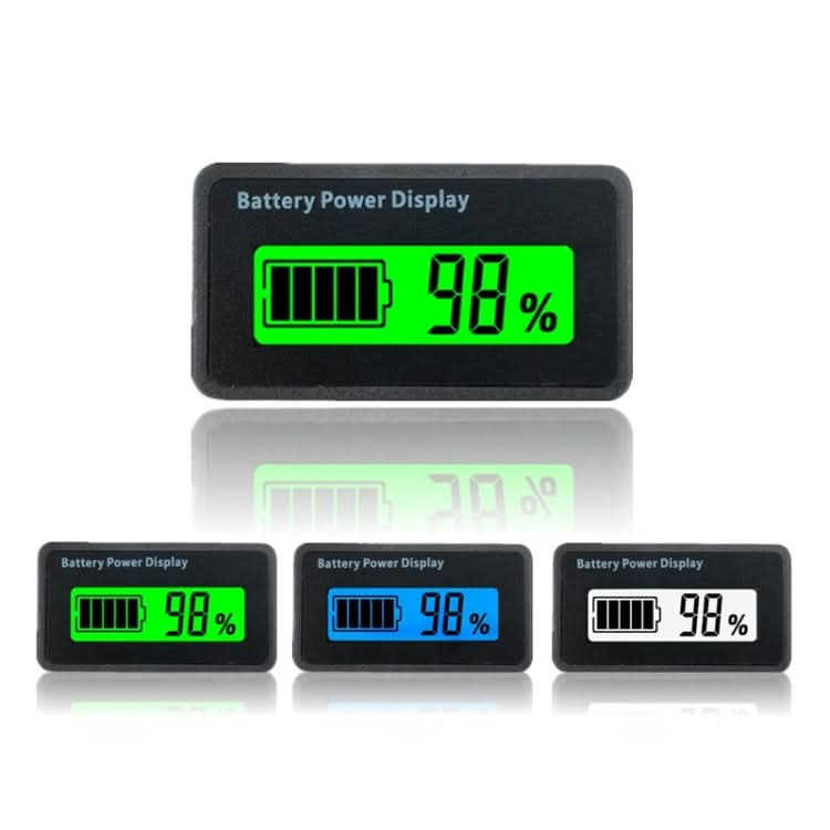 H5 12V-48V Lead-acid Battery Voltage Tester Percentage Voltmeter Gauge Lithium Battery Status Monitor My Store