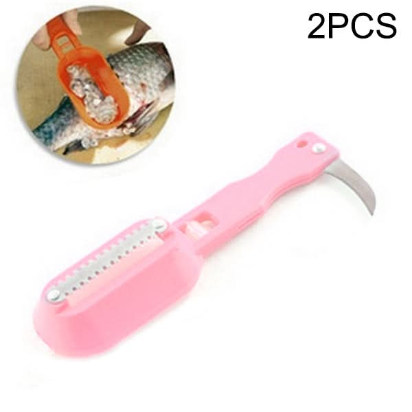 2 PCS Kitchen Essential Fish Scraper Fish Scale Planing Knife with Cover-Reluova