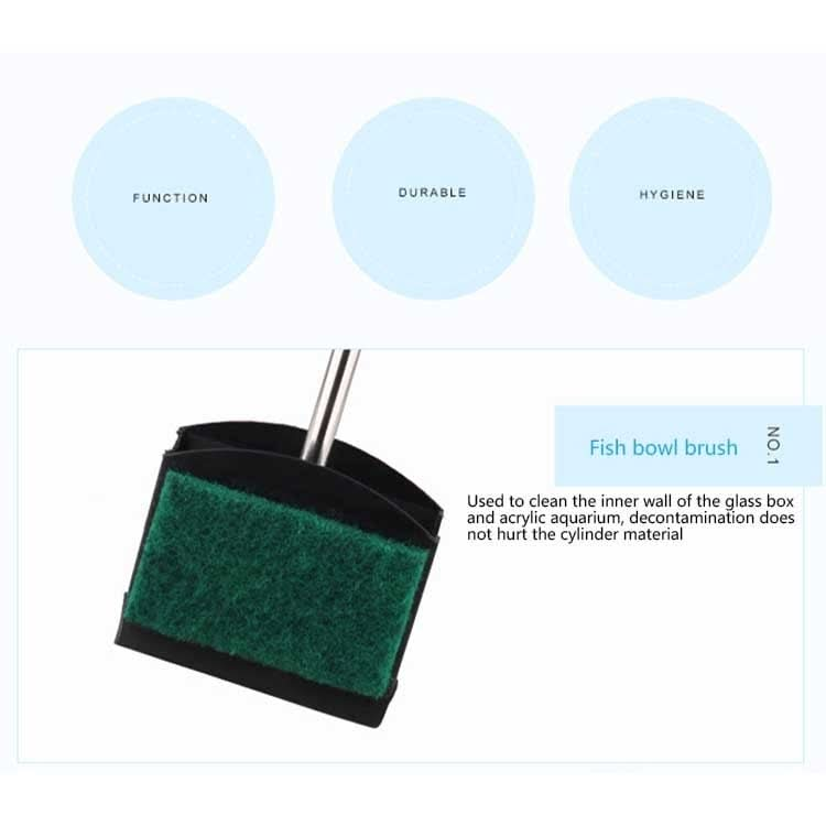 36cm 3 in 1 Multi-functional Fish Tank Cleaning Brush - Reluova