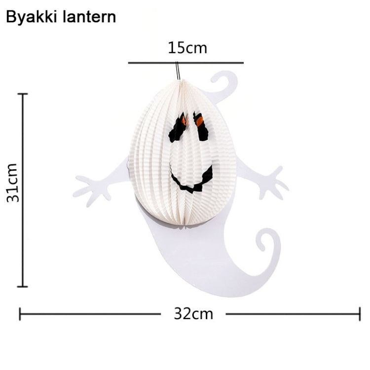 3 PCS / Set Creative Funny Halloween Ghost Bats Spider Pendant Paper Decoration and Props Horror My Store