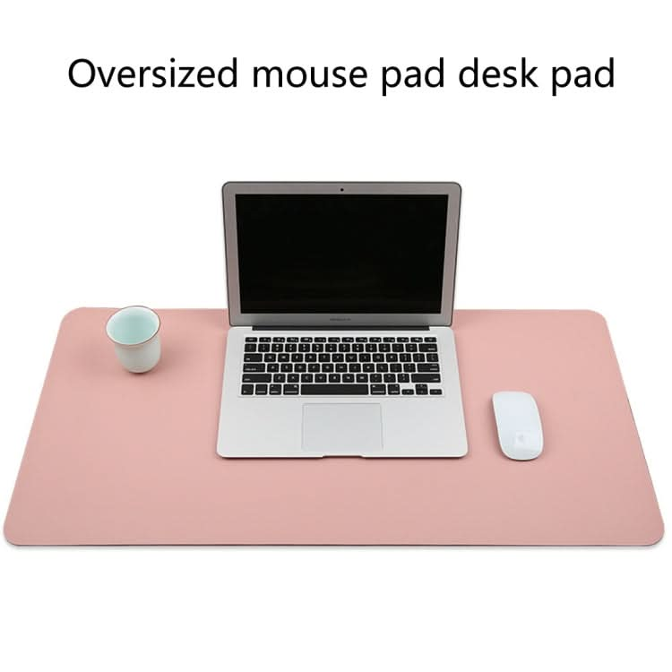 Multifunction Business PU Leather Mouse Pad Keyboard Pad Table Mat Computer Desk Mat, Size: 60 x 30cm Reluova