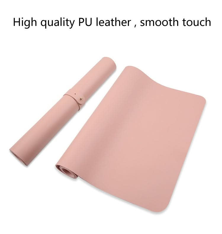 Multifunction Business PU Leather Mouse Pad Keyboard Pad Table Mat Computer Desk Mat, Size: 60 x 30cm Reluova