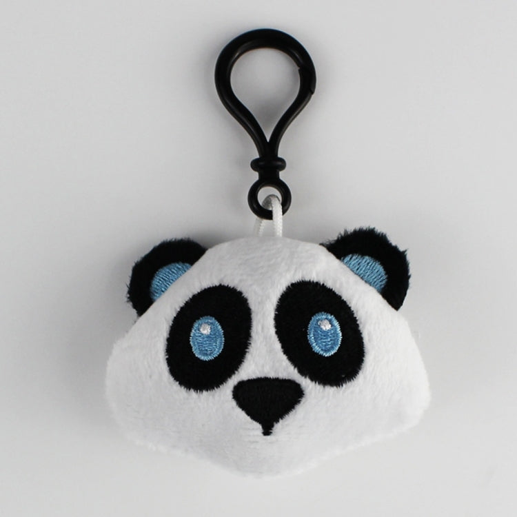 20 PCS Creative Plush Doll Mobile Pendants Gift Cartoon Cute Facial Expression Decorations Keychains with Hook