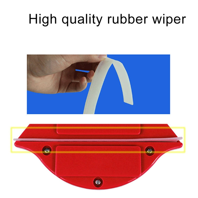 Useful Double Side Glass Wiper Cleaning Brushes Window Cleaner, Applicative Range: 5-12mm Glass Reluova