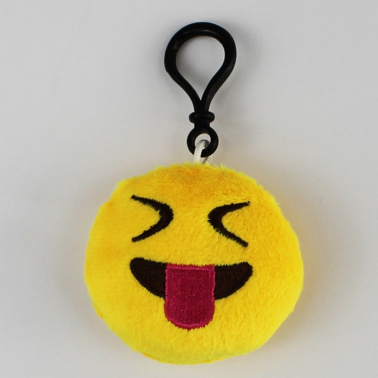 20 PCS Creative Plush Doll Mobile Pendants Gift Cartoon Cute Facial Expression Decorations Keychains with Hook-Reluova