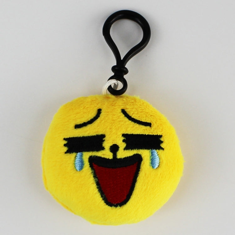 20 PCS Creative Plush Doll Mobile Pendants Gift Cartoon Cute Facial Expression Decorations Keychains with Hook