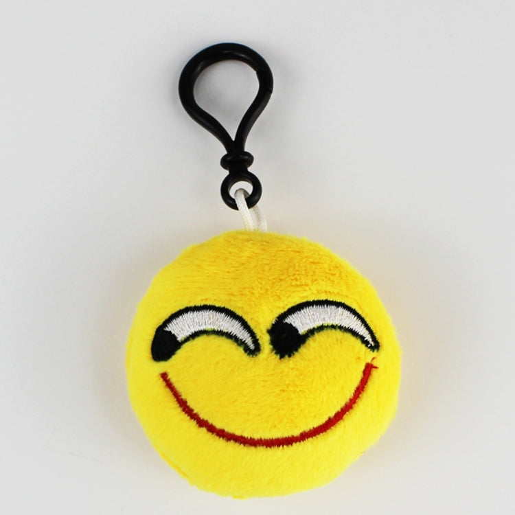 20 PCS Creative Plush Doll Mobile Pendants Gift Cartoon Cute Facial Expression Decorations Keychains with Hook