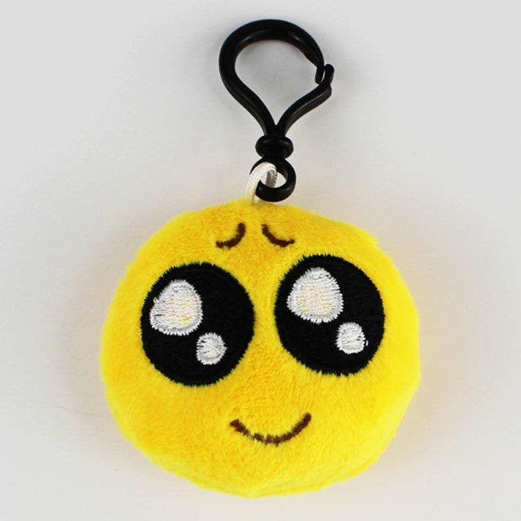 20 PCS Creative Plush Doll Mobile Pendants Gift Cartoon Cute Facial Expression Decorations Keychains with Hook-Reluova