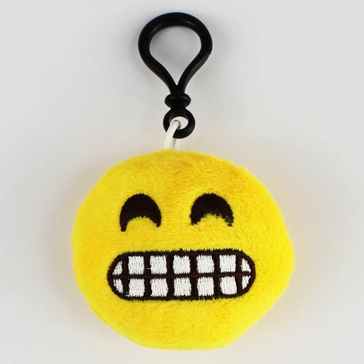 20 PCS Creative Plush Doll Mobile Pendants Gift Cartoon Cute Facial Expression Decorations Keychains with Hook-Reluova