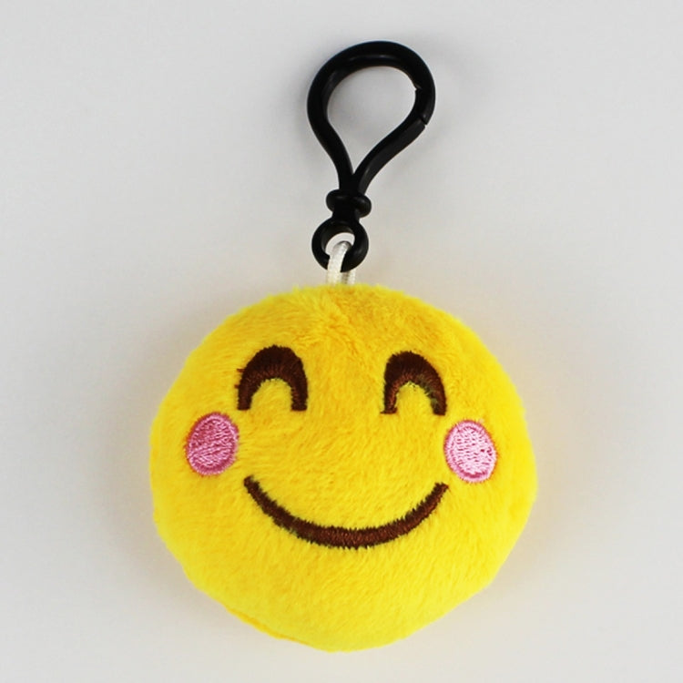 20 PCS Creative Plush Doll Mobile Pendants Gift Cartoon Cute Facial Expression Decorations Keychains with Hook-Reluova