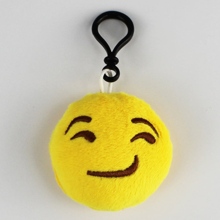 20 PCS Creative Plush Doll Mobile Pendants Gift Cartoon Cute Facial Expression Decorations Keychains with Hook-Reluova