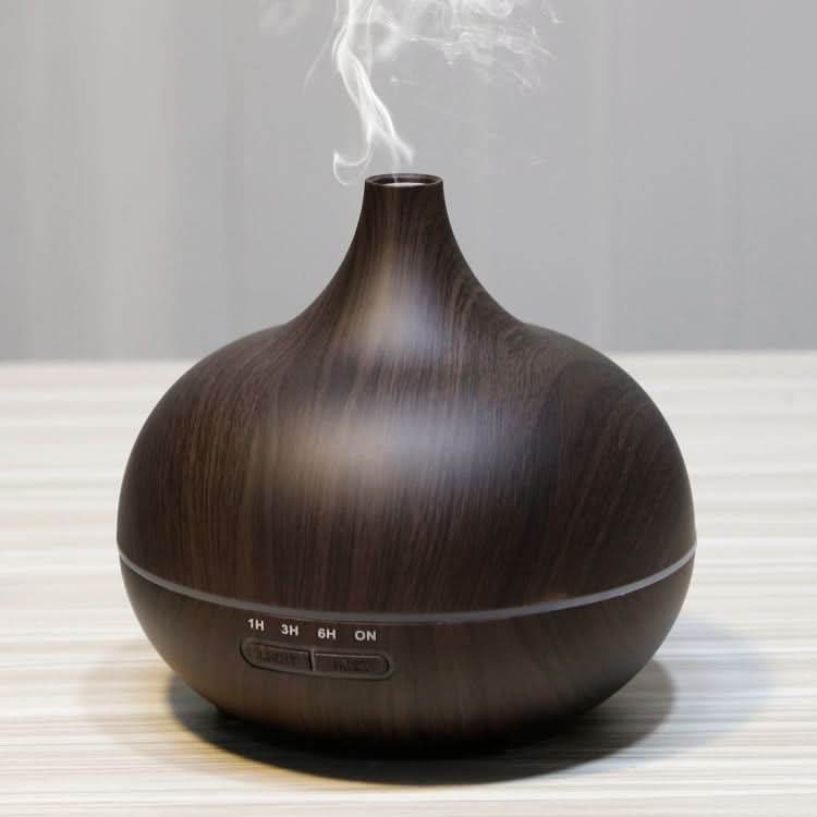 W350 14W 300ML Wood Grain Aromatherapy Air Purifier Humidifier with LED Light for Office / Home Room Reluova